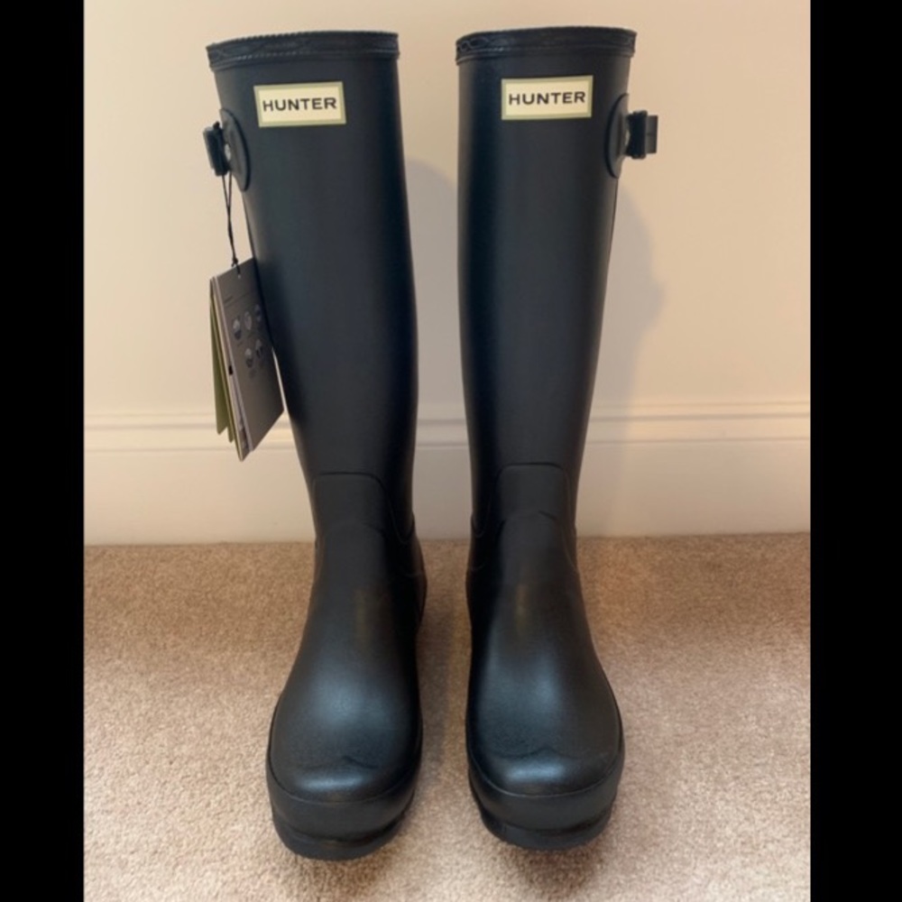NWT NEW Hunter Norris Field Rain Boots - Size 7